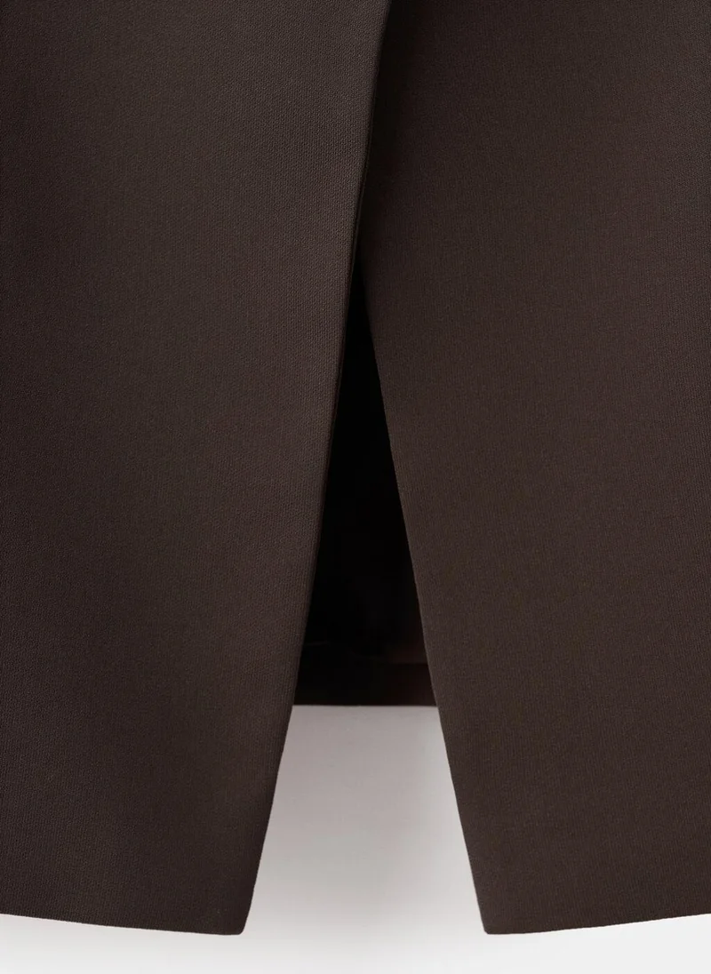 مانجو Suit waistcoat with lapels